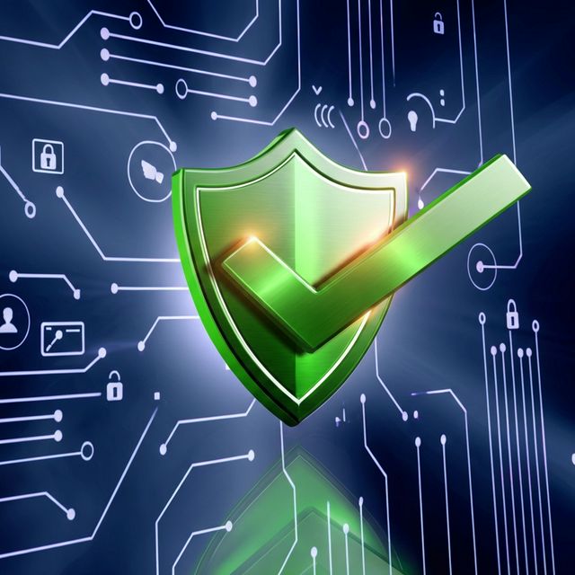 Ilustração de segurança digital